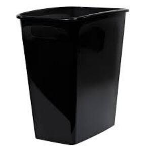 DESCRIPTION: (1) WASTEBASKET BRAND/MODEL: HEFTY INFORMATION: BLACK SIZE: 13G RETAIL$: $13.99 EA QTY: 1