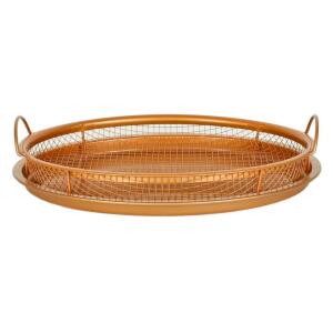 ETERNAL 12" COPPER PAN NON-STIC CRISPER TRAY RETAILS FOR $23.77