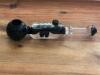 (10) - RADIOACTIVE GLASSWORKS SPIRAL REVOLVER FREEZE HAND PIPE - 2