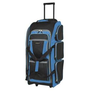 TRAVELERS CLUB 30" ROLLING MULTI POCKET UPRIGHT DUFFEL BAG RETAILS FOR $39.00