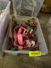 LARGE BOX OF ASSORTED DOG HARNESSES / LEASHES / COLLARS - 2