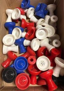 (40) - CT. BOX OF SILICONE HOOKAH BOWLS