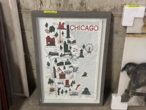 FRAMED CHICAGO ART