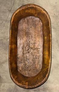 WOODEN OVAL TRAY