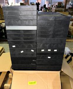 LARGE BOX OF STACKABLE TRAYS