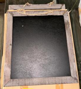 (4)- RUSTIC THEMED BLACKBOARDS