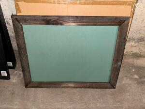 (2)- RUSTIC THEMED GREEN BLACKBOARDS