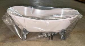 (4)- CLAW FOOT DOLL HOUSE BATH TUBS