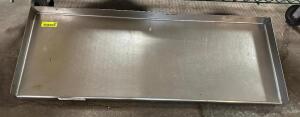 48" X 18" STAINLESS WALL SHELF