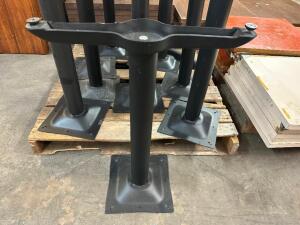 (4) SETS OF PEDESTAL BASES.