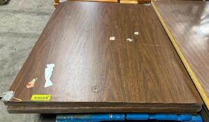 (2) 41.5" X 29.5" LAMINATE TABLE TOPS