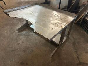 36" STAINLESS FRONT SIDE WOK SHELF.