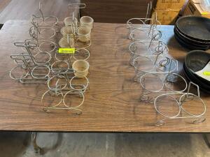 (18) WIRE TABLE CADDYS