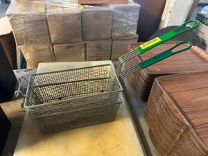 (2) DEEP FRYER BASKETS