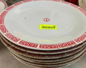 (6) 14" CHINA PLATES