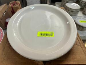 (12) 13.5" CHINA PLATTERS.