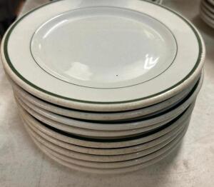 (36) 7" CHINA BREAD PLATES.