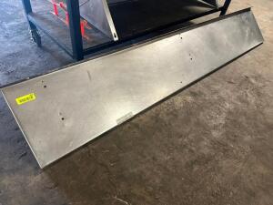 72" X 12" STAINLESS WALL SHELF