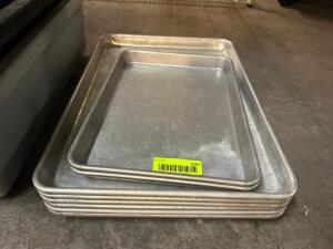 (6) HALF SIZE SHEET PANS