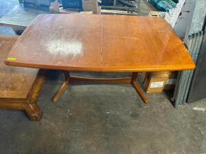 60" HARDWOOD DINING ROOM TABLE