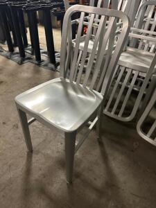 (21) BAR BACK ALUMINUM CHAIRS