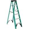 DESCRIPTION: (1) FIBERGLASS STEP LADDER BRAND/MODEL: WERNER #FS206 INFORMATION: GREEN SIZE: 6', 225 LB CAPACITY RETAIL$: $79.97 EA QTY: 1