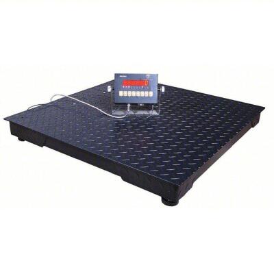 DESCRIPTION: (1) PLATFORM FLOOR SCALE BRAND/MODEL: PINNACLE #19ND56 INFORMATION: BLACK SIZE: 5,000 LB WT CAPACITY, 48 IN WEIGHING SURFACE DP, KG/LB, 0