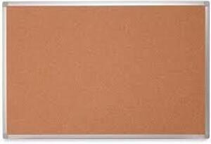 DESCRIPTION: (1) CORK BULLETIN BOARD BRAND/MODEL: BI-SILQUE #BVCCA051790-ES INFORMATION: CORK SIZE: 36" X 48" RETAIL$: $195.56 EA QTY: 1