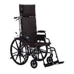 DESCRIPTION: (1) RECLINER WHEELCHAIR BRAND/MODEL: INVACARE #ATO 9RC INFORMATION: BLACK SIZE: MUST COME INSPECT RETAIL$: $1053.04 EA QTY: 1