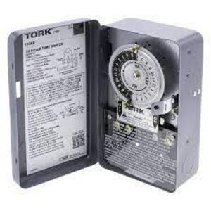 DESCRIPTION: (1) 24 HOUR TIME SWITCH BRAND/MODEL: TORK #1101B INFORMATION: INDOOR SIZE: 120V RETAIL$: $72.15 EA QTY: 1