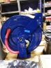 DESCRIPTION: (1) SPRING RETURN HOSE REEL BRAND/MODEL: COXREELS #10C509 INFORMATION: BLUE SIZE: 35 FT (1 IN I.D.), 1 IN MNPT, 300 PSI MAX OP PRESSURE, - 3