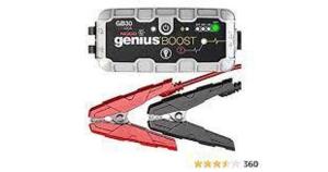 DESCRIPTION: (2) BOOSTER PACK, JUMP STARTER BRAND/MODEL: NOCO GENIUS #GB30 SIZE: 12V, 400 AMP RETAIL$: $174.99 EA QTY: 2