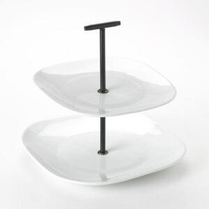 FOOD NETWORK 2-TIER SERVING PLATTER RETAILS FOR $39.99