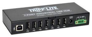 DESCRIPTION: (1) USB INDUSTIRAL HUB BRAND/MODEL: TRIPP-LITE #U223-007-IND INFORMATION: BLACK SIZE: 7 PORTS RETAIL$: $127.38 EA QTY: 1