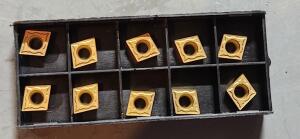 DESCRIPTION: (10) CCMT32.51 CARBIDE TURNING INSERTS BRAND/MODEL: VC CCMT32.51 IG115T-IF RETAIL$: 15.30 PER INSERT QTY: 10