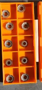 DESCRIPTION: (10) OFHT CARBIDE MILLING INSERTS BRAND/MODEL: HERTEL OFTH040305SN-FF HC535M RETAIL$: 16.35 PER INSERT QTY: 10