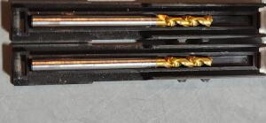 DESCRIPTION: (2) HSS SM DRILL BIT BRAND/MODEL: OSG 54127501 SIZE: #32 130 DEG RETAIL$: 16.94 QTY: 2