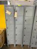 DESCRIPTION: (3) HALLOWELL PREMIUM STEEL LOCKER BRAND/MODEL: U1256-5A-HG INFORMATION: 5-TIER/DARK GRAY RETAIL$: $597.41 EACH SIZE: 12"W X 15"D X 66"H - 2