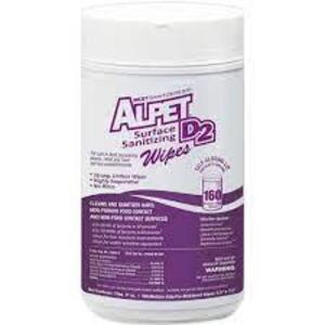 DESCRIPTION: (3) SURFACE SANITIZING WIPES BRAND/MODEL: ALPET D2 SIZE: 90 WIPES PER CONTAINER RETAIL$: $150.00 TOTAL QTY: 3