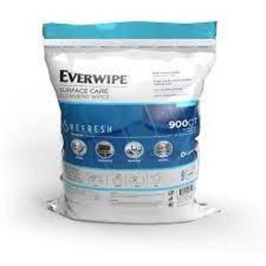 DESCRIPTION: (1) DISINFECTANT WIPES BRAND/MODEL: EVERWIPE SIZE: 800 WIPES RETAIL$: $113.99 EA QTY: 1