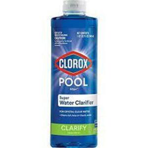 DESCRIPTION: (2) SUPER WATER CLARIFIER BRAND/MODEL: CLOROX POOL AND SPA RETAIL$: $8.75 EA QTY: 2