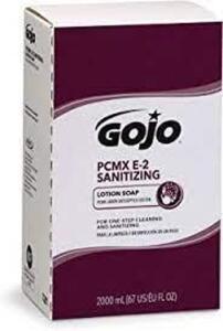 DESCRIPTION: (4) PCMX E2 SANITIZING LOTION SOAP BRAND/MODEL: GOJO SIZE: 2000 ML RETAIL$: $25.00 EA QTY: 4