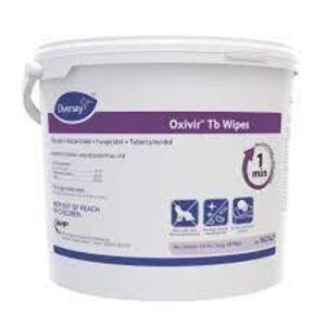 DESCRIPTION: (2) CONTAINERS OF OXIVIR TB WIPES BRAND/MODEL: DIVERSEY #5627427 INFORMATION: 11" X 12" WIPES SIZE: 160 WIPES RETAIL$: $228.72 EA QTY: 2