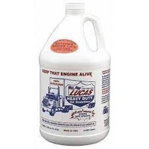 DESCRIPTION: (1) HEAVY DUTY OIL STABILIZER BRAND/MODEL: LUCAS SIZE: 1 GALLON RETAIL$: $41.99 EA QTY: 1