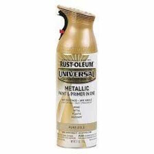 DESCRIPTION: (3) PAINT AND PRIMER ALL IN ONE BRAND/MODEL: RUST-OLEUM #40PM74 INFORMATION: PURE GOLD SIZE: 11 OZ RETAIL$: $11.48 EA QTY: 3