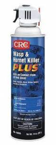 DESCRIPTION: (6) WASP AND HORNET SPRAY BRAND/MODEL: CRC SIZE: 20 OZ RETAIL$: $8.16 EA QTY: 6