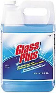 DESCRIPTION: (1) GLASS AND WINDOW CLANER BRAND/MODEL: GLASS PLUS #94379 SIZE: 1 GALLON RETAIL$: $20.00 EA QTY: 1