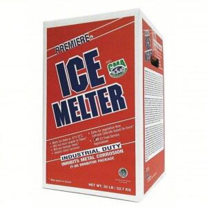 DESCRIPTION: (1) ICE MELT BRAND/MODEL: PREMIERE #4W973 INFORMATION: BLUE SIZE: 50 LB RETAIL$: $30.81 QTY: 1