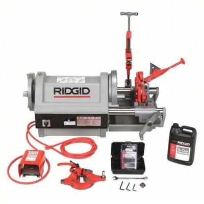 DESCRIPTION: (1) PIPE THREADING MACHINE BRAND/MODEL: RIDGID/1224 INFORMATION: 1 1/2 HP, MANUAL CHUCK, 1PH SIZE: 1/4" - 4" PIPE CAPACITY RETAIL$: $14,1