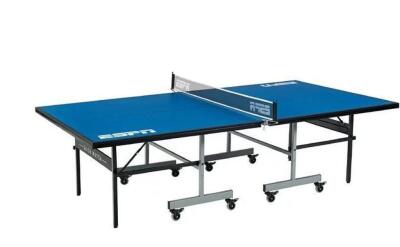 DESCRIPTION: (1) TABLE TENNIS TABLE BRAND/MODEL: ESPN/TT215Y20004 SIZE: 108“ X 60" X 30" RETAIL$: $3,987 QTY: 1